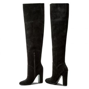 Aldo Maroco over the Knee Black Suede Boot - 8